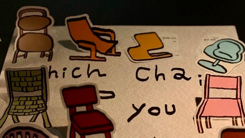 Shanghai has many creative bars — like this one, where you pick a seat based on your mood, and they’ll match you with a cocktail to go with it.