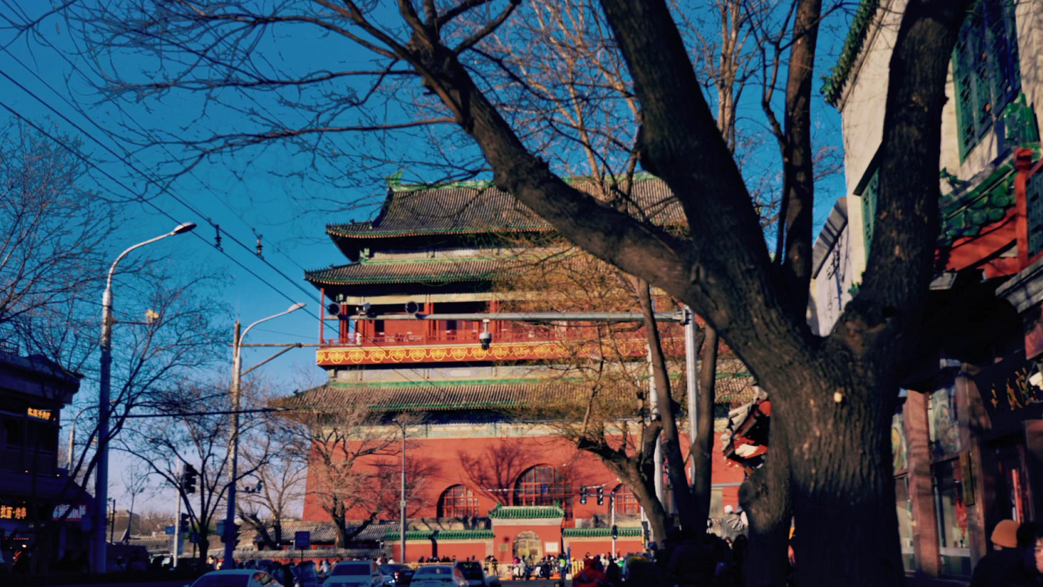 Beijing's street view during Chinese New Year