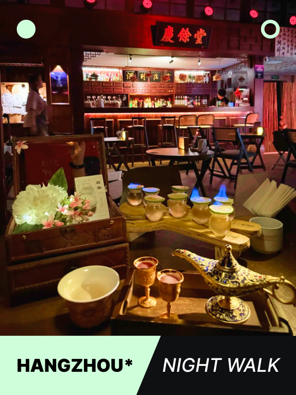 A Mystical Night Walk in Hangzhou: Wushan Bar & Night Market Experience